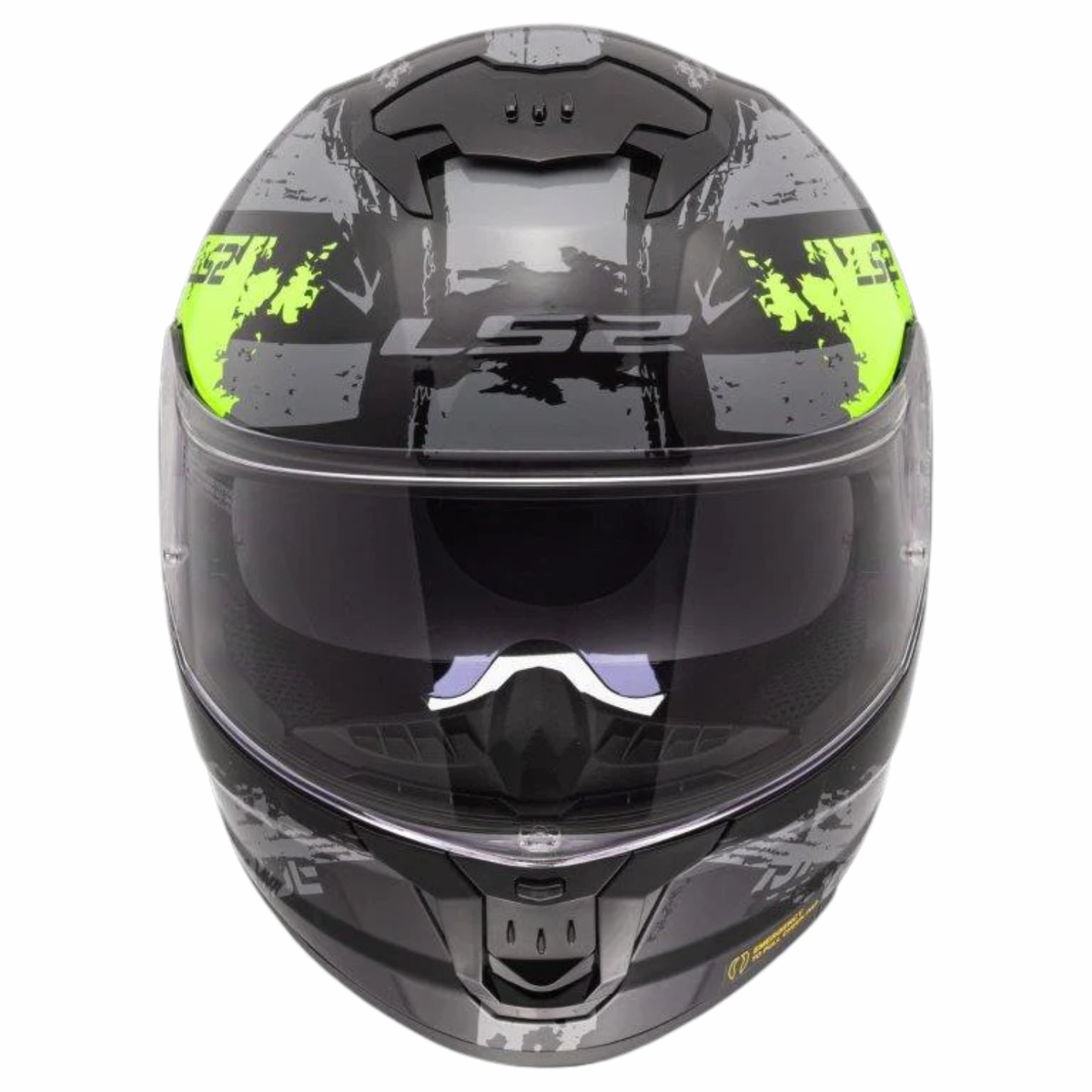 LS2 FF320 Stream II Noisy Helmet - Yellow Black - LS2