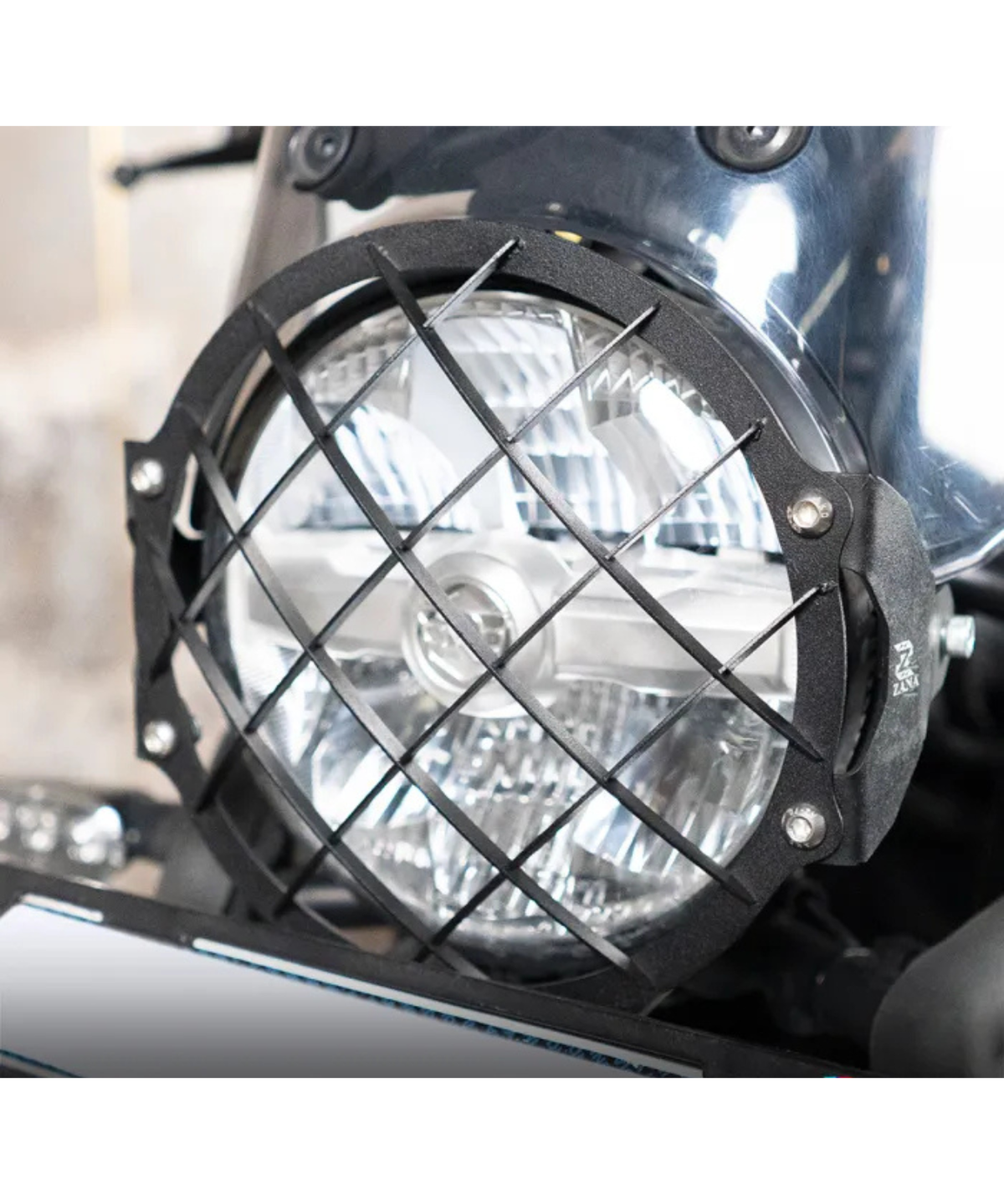Zana Royal Enfield Himalayan 450 SS Headlight Guard Type-2 - Black - ZI-8437 - Zana