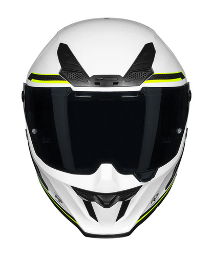 Korda Icon Tokio Helmet - Gloss White Fluorescent Yellow