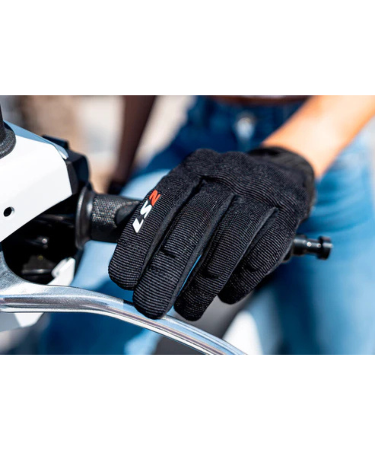 LS2 Dart 2 Riding Gloves - Black