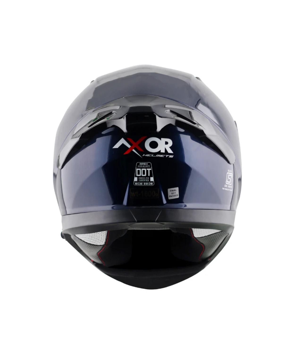 Axor Apex Solid Helmet - Gloss Deep Blue
