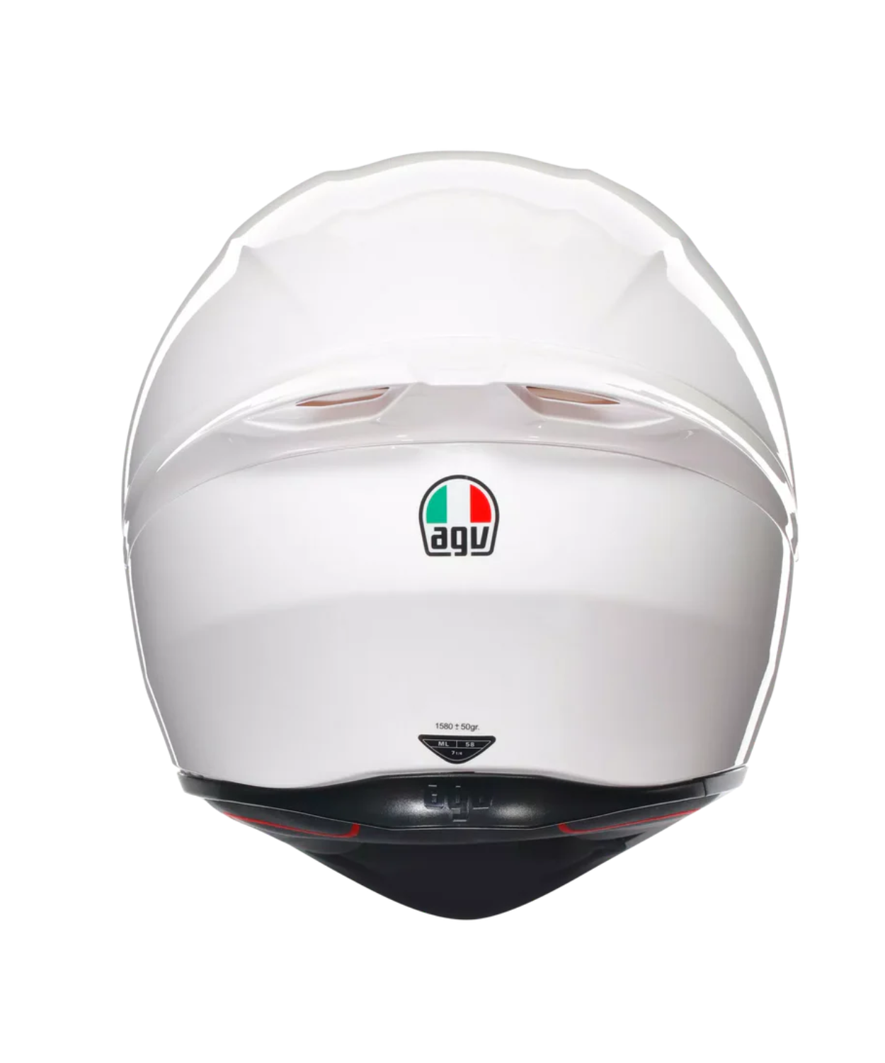 AGV K1 S Solid Helmet - Gloss White