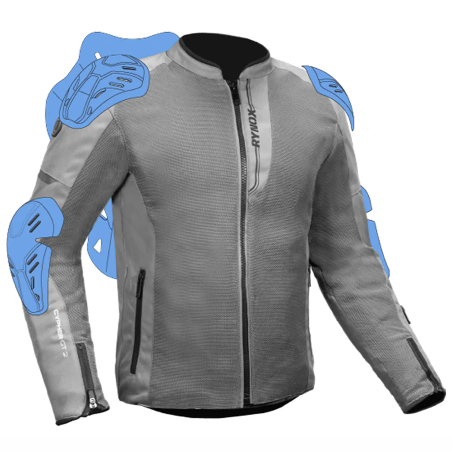 Rynox Cypher GT 2 Riding Jacket - Grey