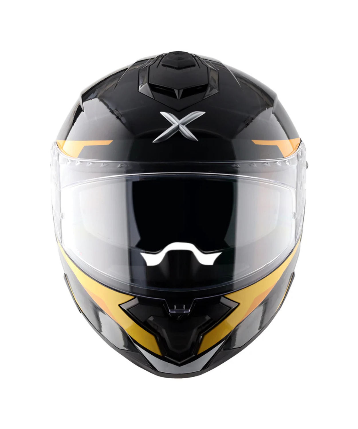 Axor Brutale Kryptic Dual Spoiler Helmet - Black Yellow