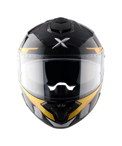 Axor Brutale Kryptic Dual Spoiler Helmet - Black Yellow