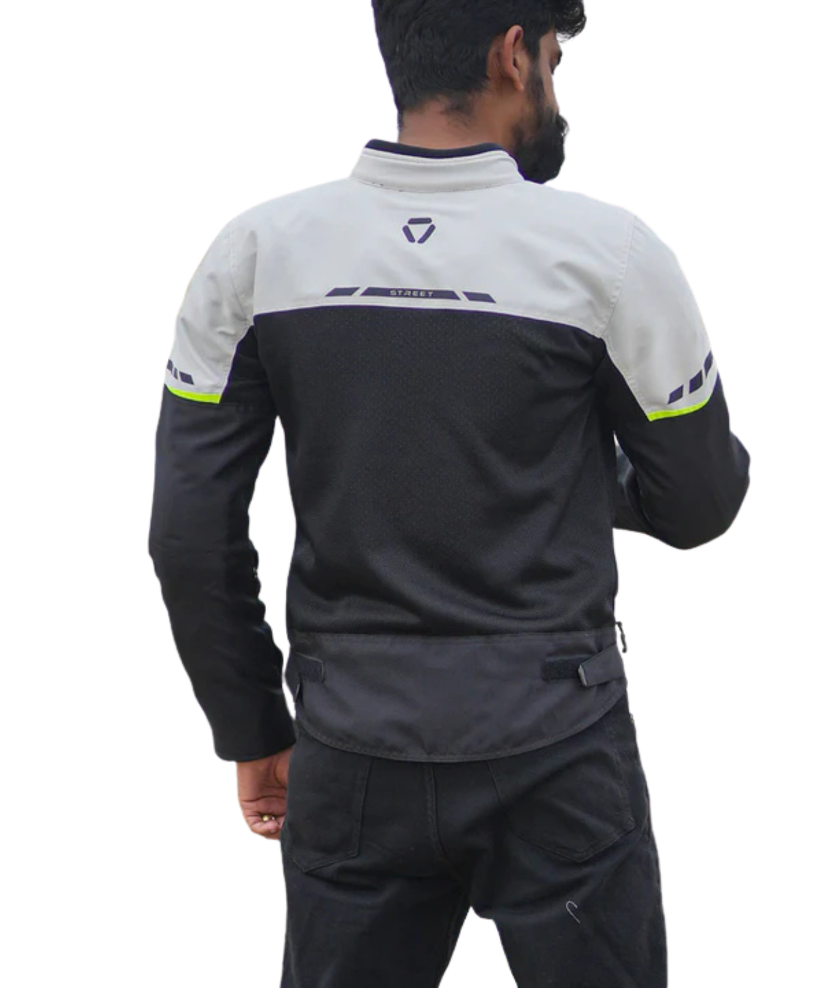 Korda Level 2 Street Riding Jacket with Safe Tech Armours - Fluorescent Yellow - Korda