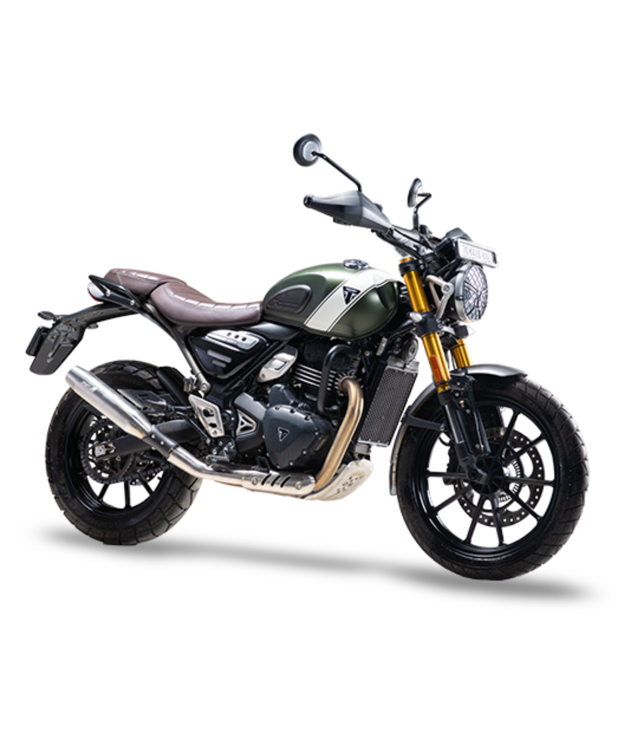 Silver Stallion Triumph Blaze Speed 400 / T4 / Scrambler 400X / Scrambler 400XC Performance Exhaust Systems - Silver