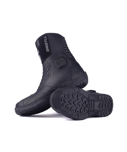 Gadsyll G-STAR 9 V2 Water Resistant Motorcycle Riding Boots - Black