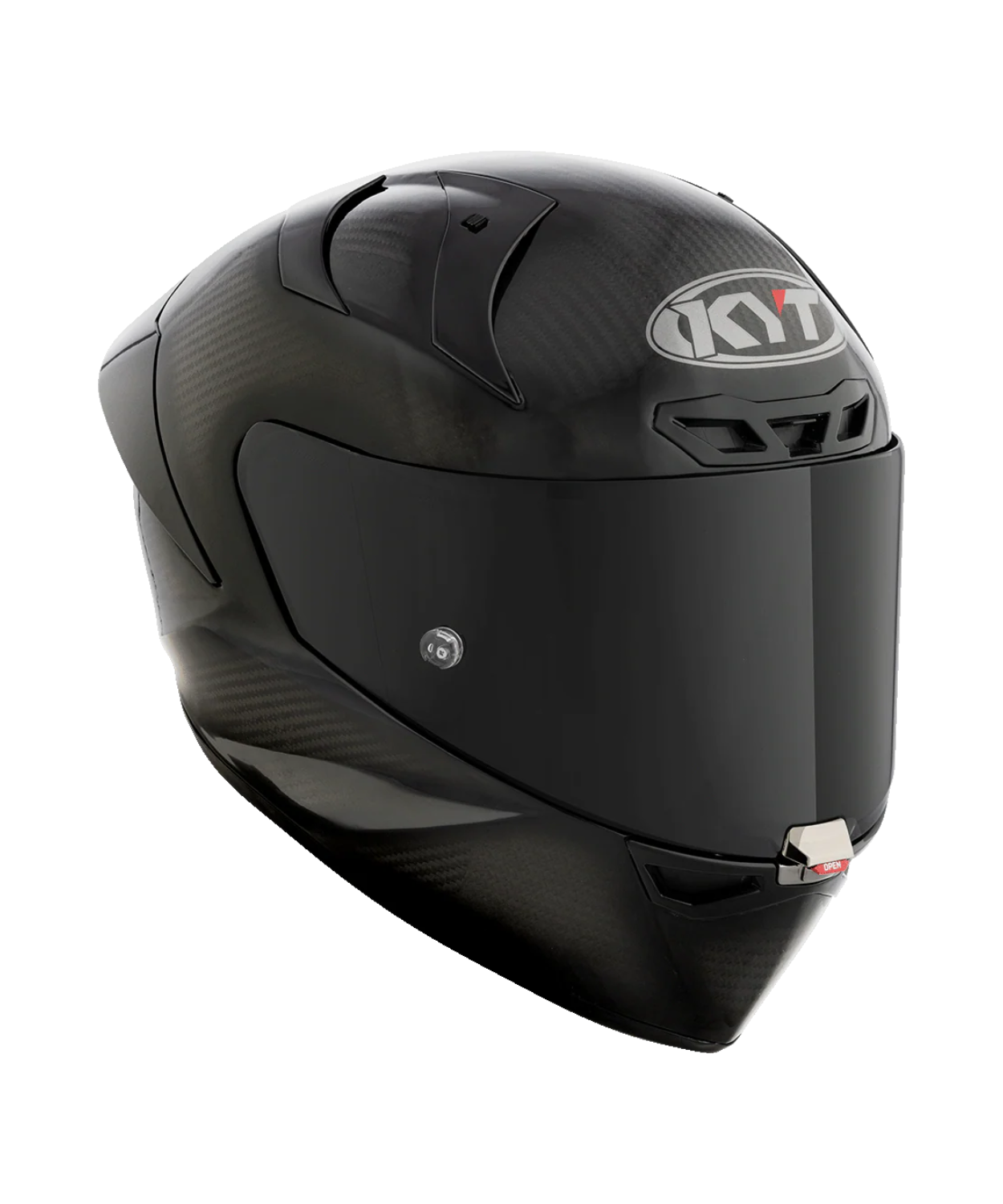 KYT KX1 RACE GP Solid Carbon Fiber Helmet (ECE 22.06) - Gloss Black