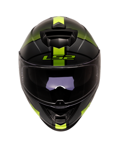 LS2 FF800 Storm II Epic Helmet - Black Yellow