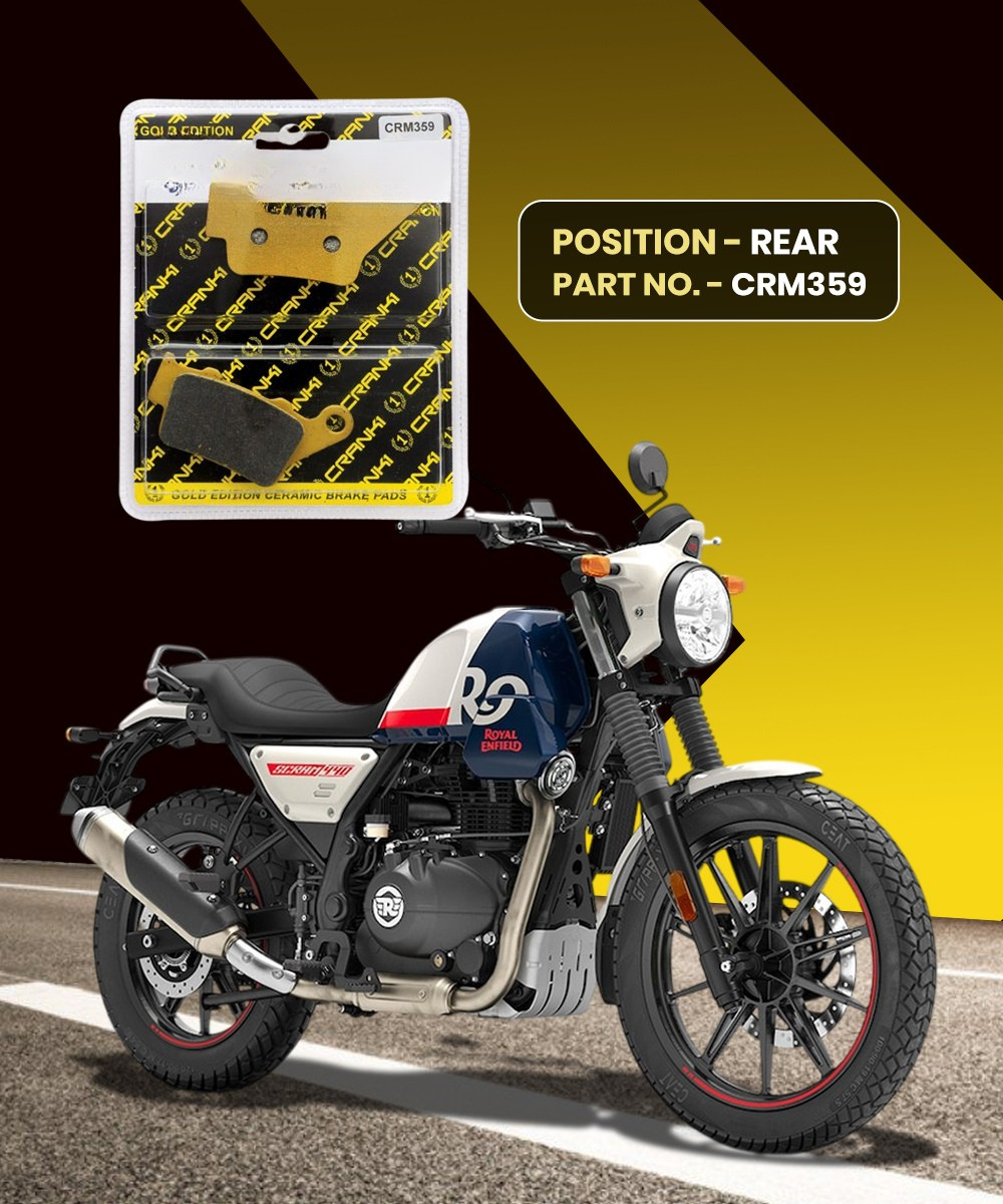Crank1 Royal Enfield Scram 440 Ceramic Brake Pads
