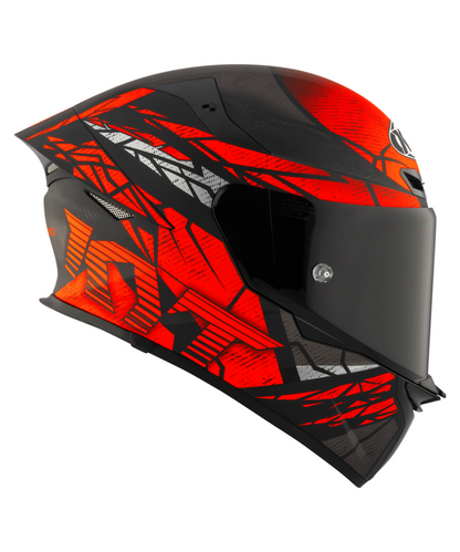 KYT TT-Revo Combustion Helmet - Matt Red