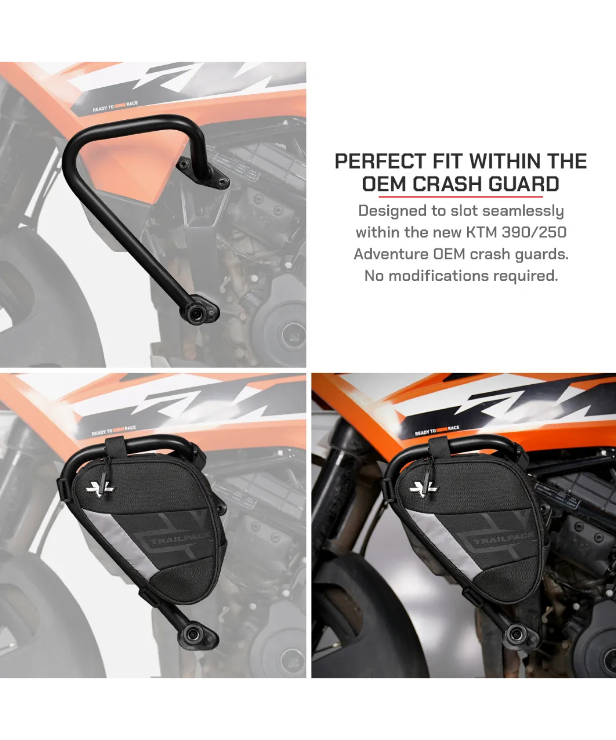 Viaterra Gen 2 Trailpack for KTM Adventure / Enduro 250 / 390 (Set of 2) - 2025 Model