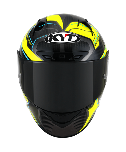 KYT NZ Race Carbon Competition Helmet - Gloss Yellow - KYT Helmets