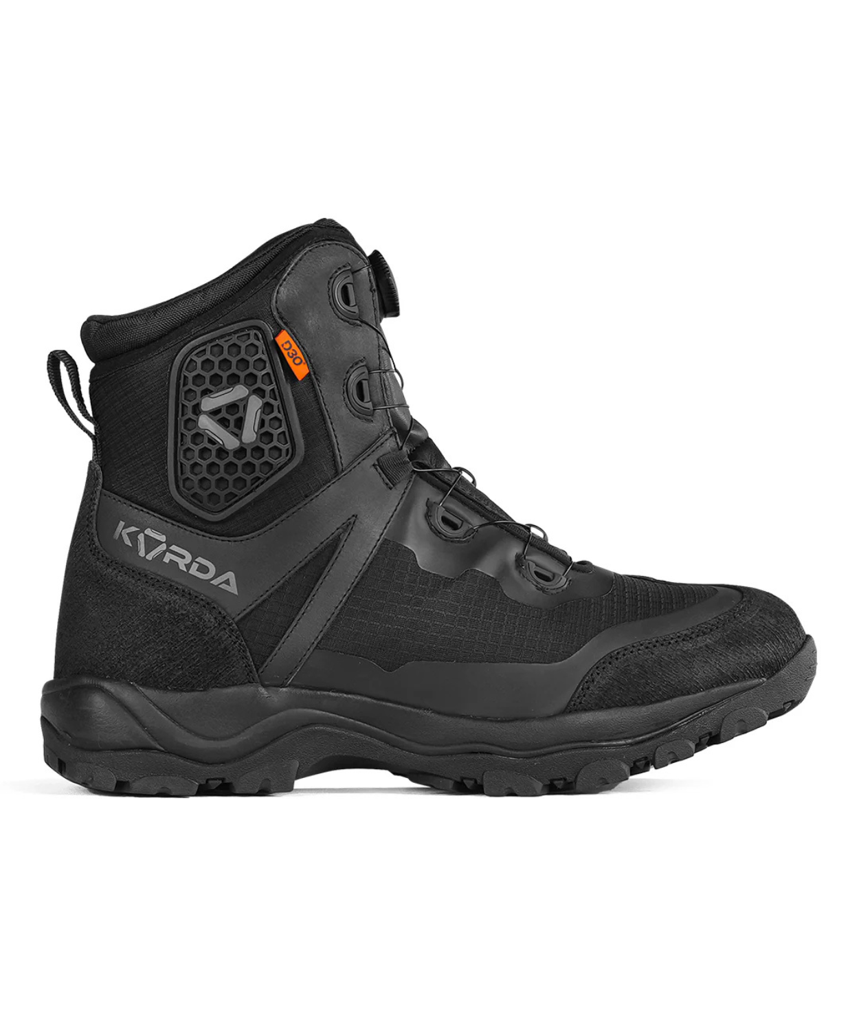 Korda Recon Moto Combat Riding Boot with D3O - Black