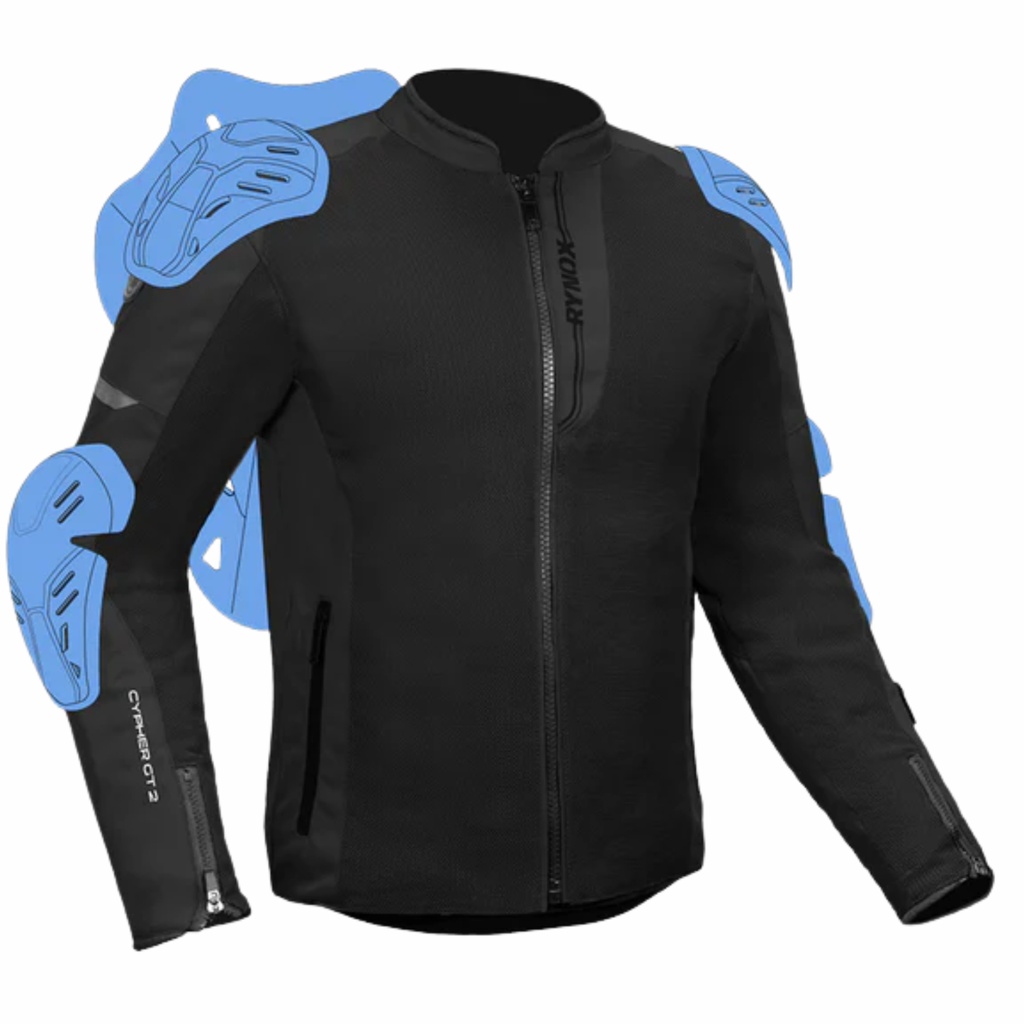 Rynox Cypher GT 2 Riding Jacket - Black