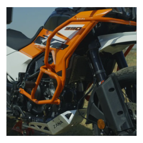 Zana KTM ADV 390 (2025) Upper & Lower Crash Guard Set - Orange - ZI-8558 / ZI-8556 - Zana