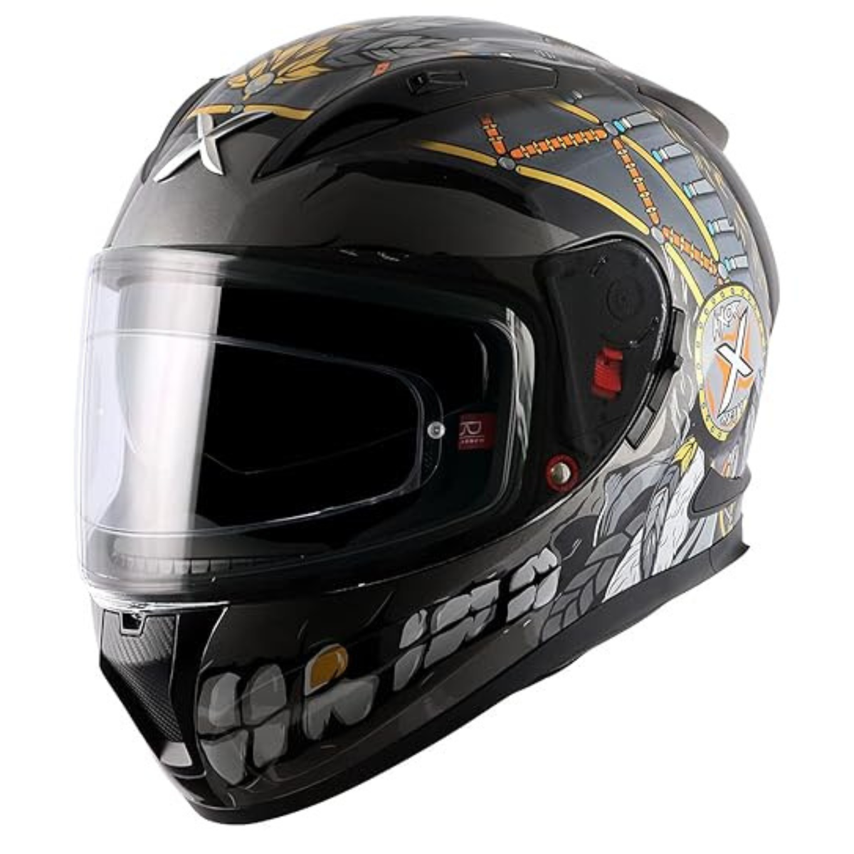 AXOR Street Freedom Helmet Black Silver - AXOR