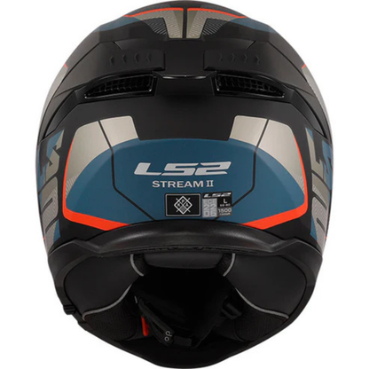LS2 FF320 Stream II Road Helmet - Matt Black Blue