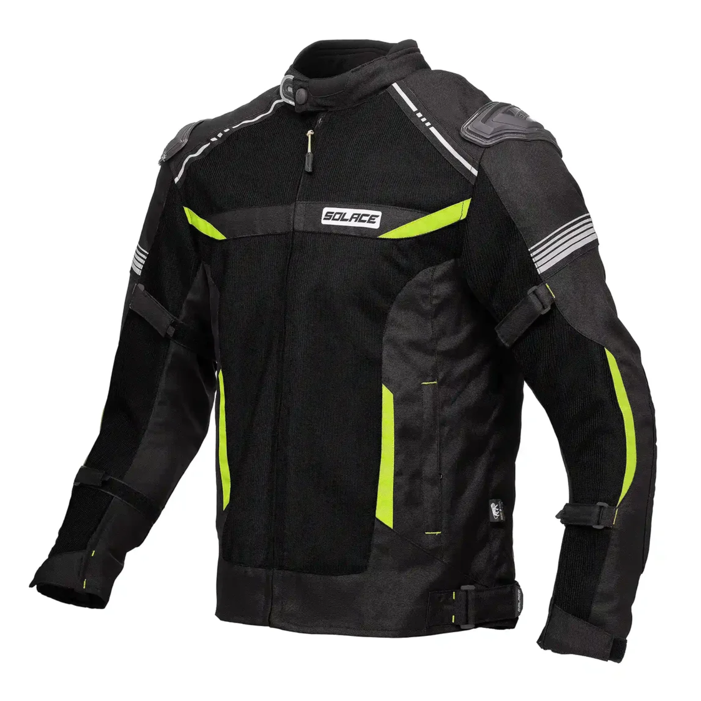 Solace Ramble V2.0 Motorcycle Riding Jacket - Black Neon