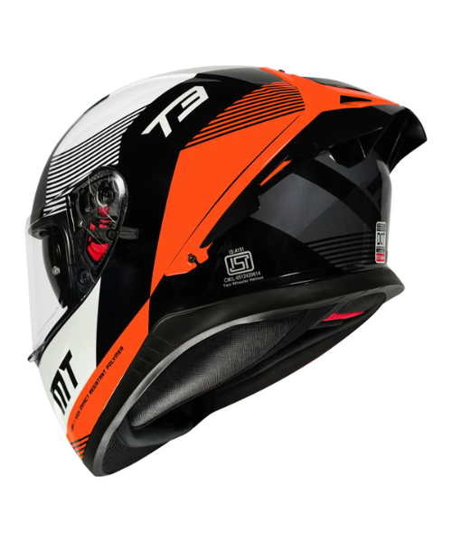 MT Thunder 3 SV Pro Diversity Helmet - Gloss Fluorescent Orange