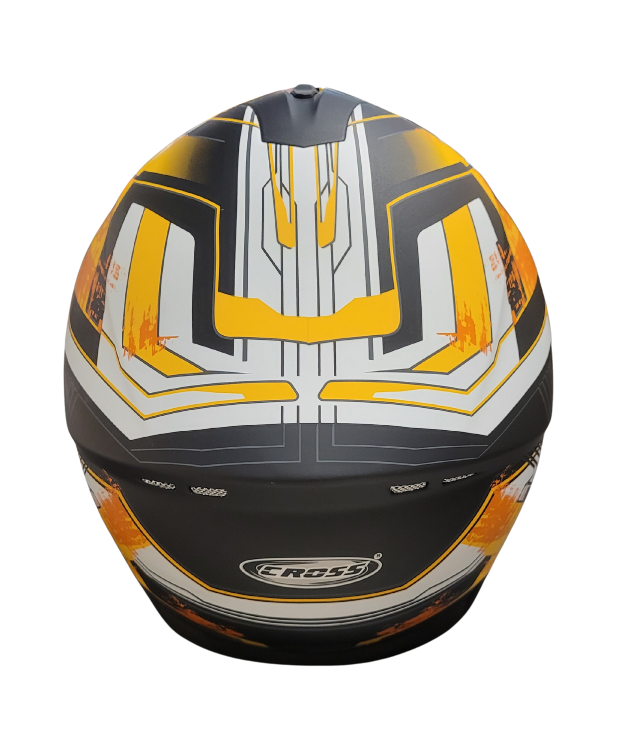 Cross Scorpion Full Face Helmet - Matt Orange Black