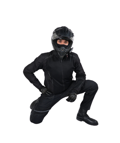 Rollin Denims Outlaw CORE-X Riding Cargo Jeans with Armour - Charcoal Black