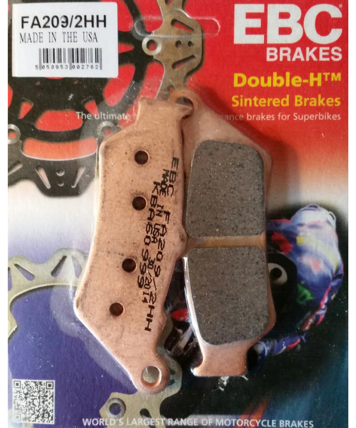 EBC Triumph Speed Triple 1050 Fully Sintered Double H Brake Pads