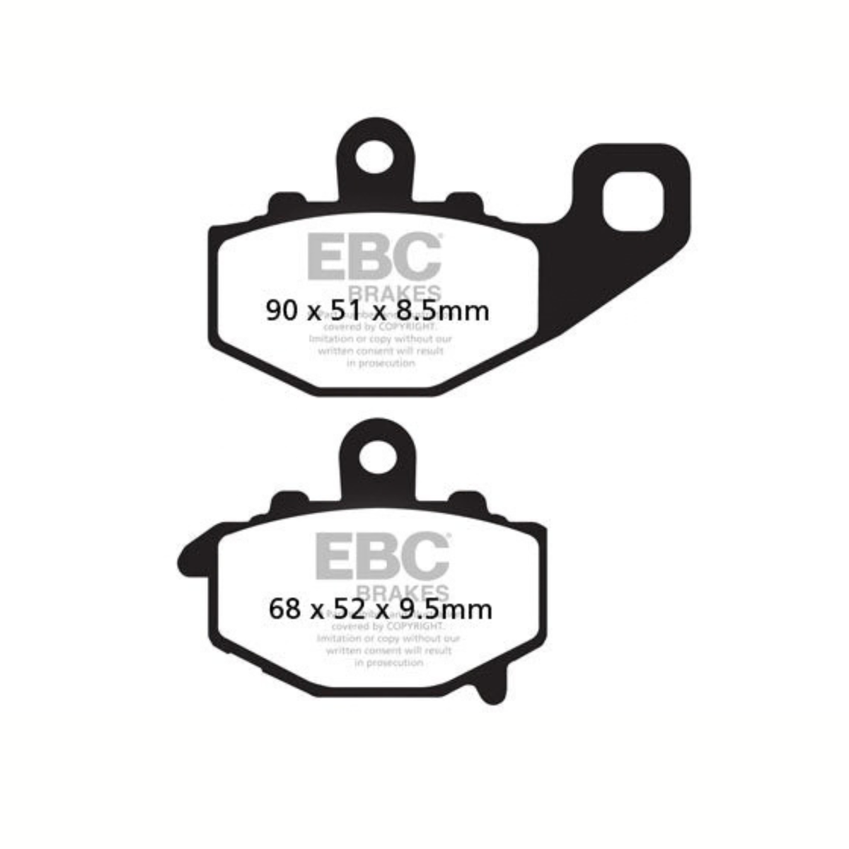 EBC Kawasaki Er6n (2012-2016) Fully Sintered Brake Pads