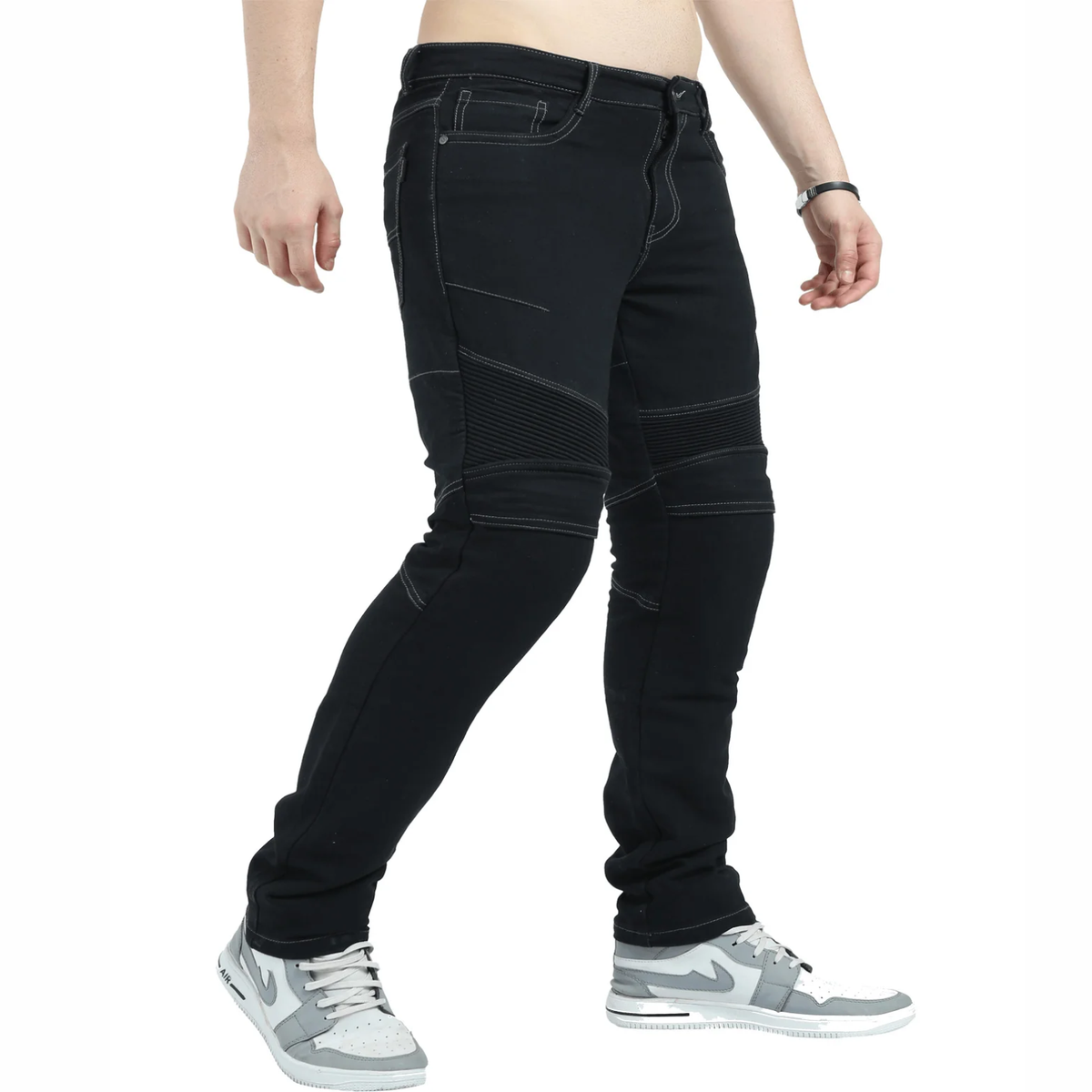 Solace Gravel Motorcycle Kevlar Denims with Level 2 Armour - Black
