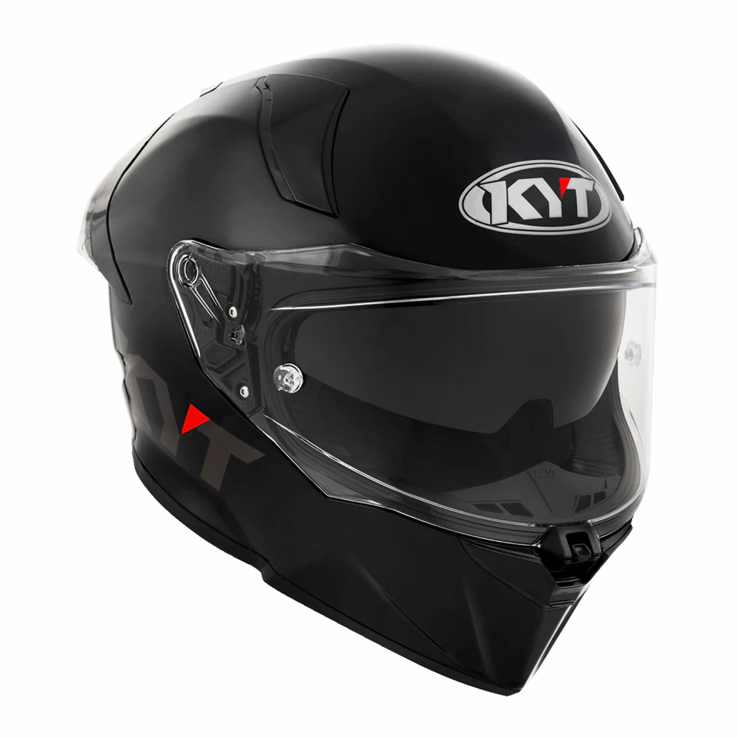 KYT R2R Pro Plain Helmet - Gloss Black