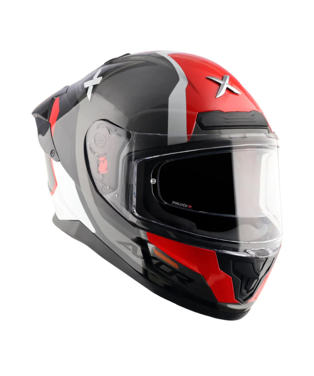 Buy Axor Saber Spark Helmet Gloss Black Red - Main Image