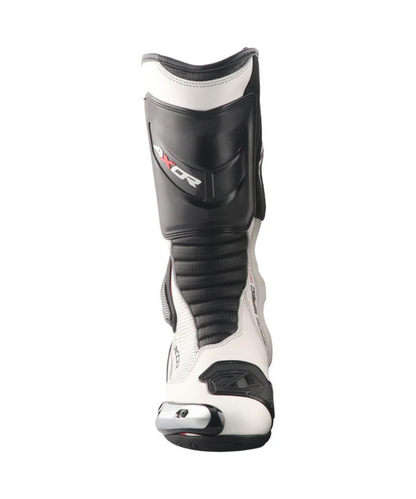 Axor Racer Tec Riding Boots - Black White Red