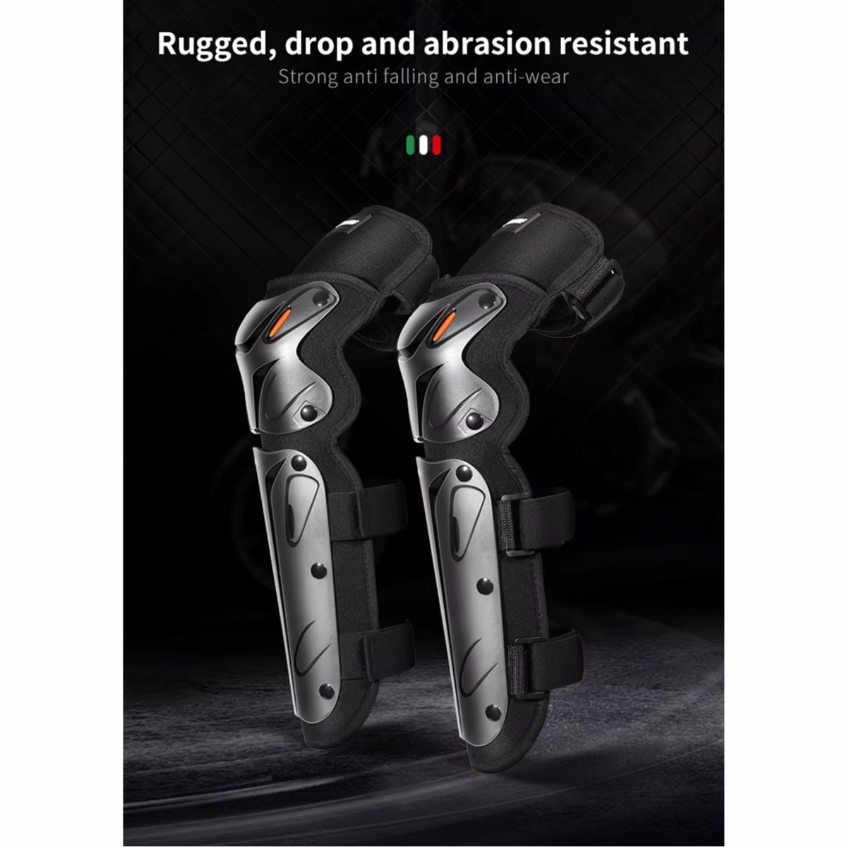 Motowolf Knee and Elbow Guard - MDL1010 - Black - Motowolf