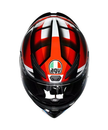 AGV K1 S Fastlap Helmet - Gloss Black Red Blue