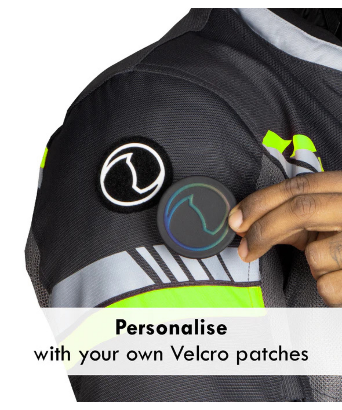 Rynox Air GT 4 CE Certified Class A Riding Jacket - Grey Hi-Viz Green