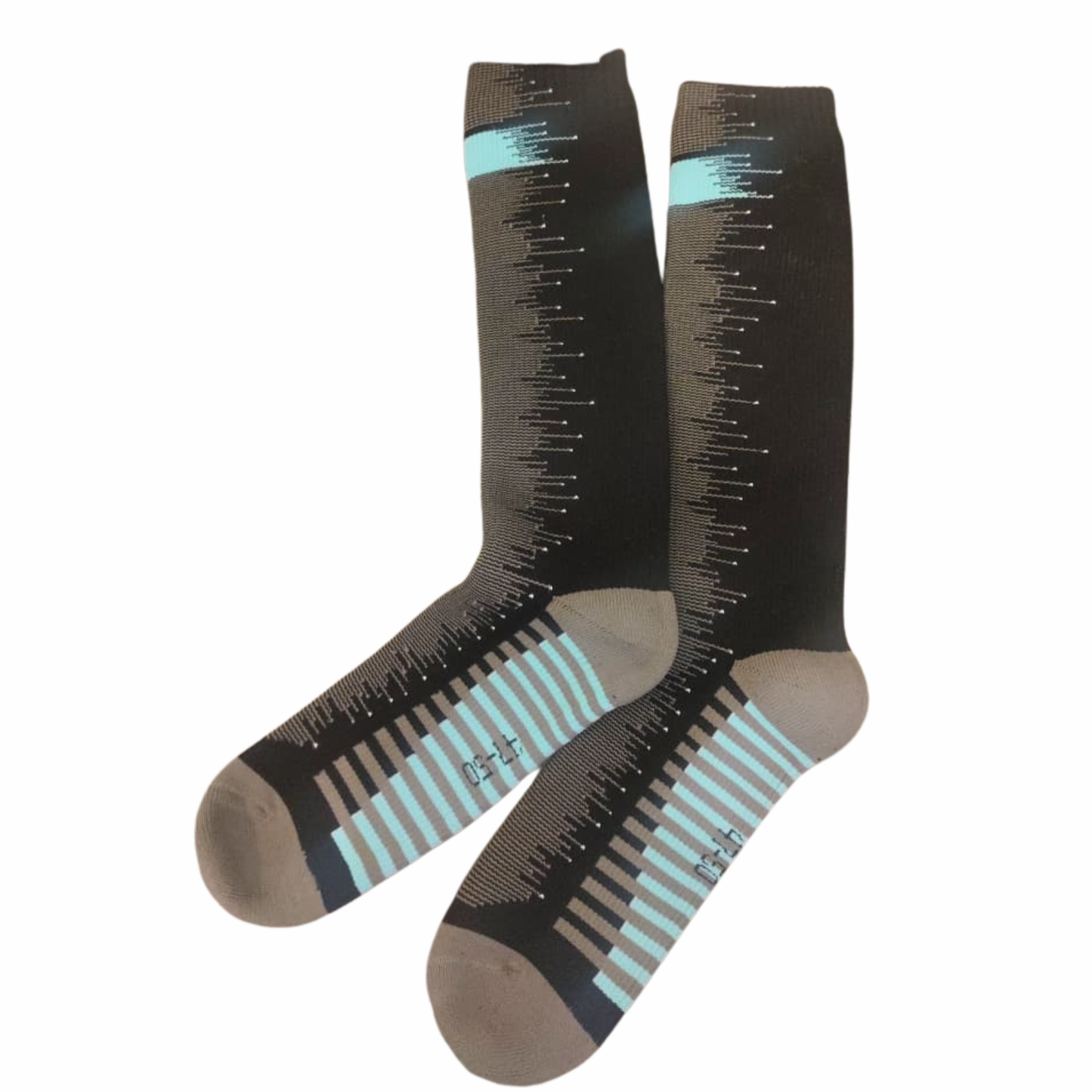 Moto Arch Knee High Waterproof and Winter Socks - Black Blue