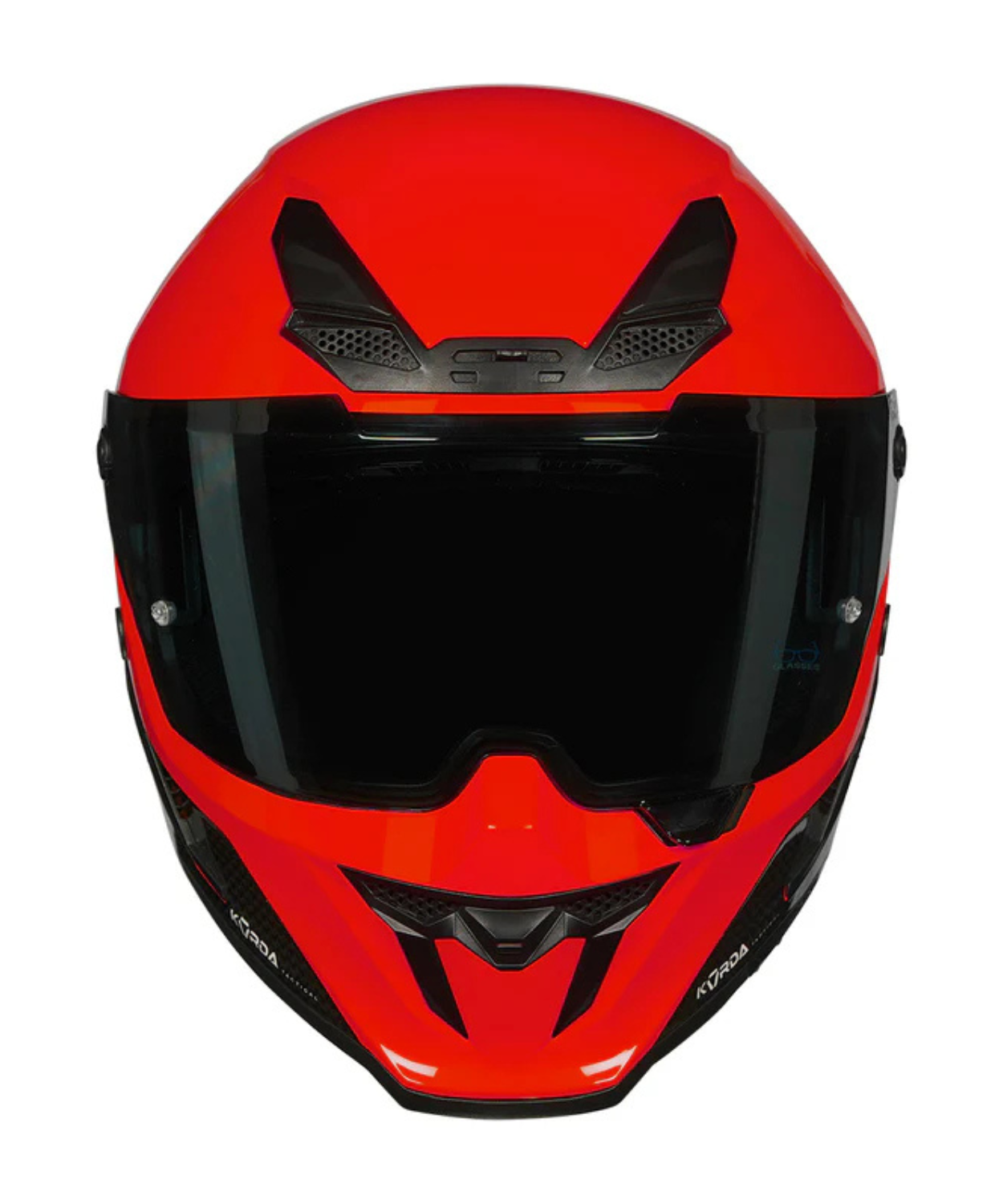 Korda Icon Duo Helmet - Gloss Black Red