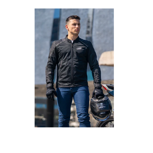 LS2 Breeze Man Riding Jacket - Black