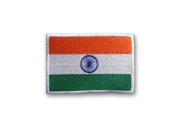 India Flag Tricolour Patch - Embroidered