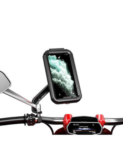 Yellowfin Fully Waterproof Mirror Mount Mobile Phone Holder without Charger - M18L-B2 Mirror Mount