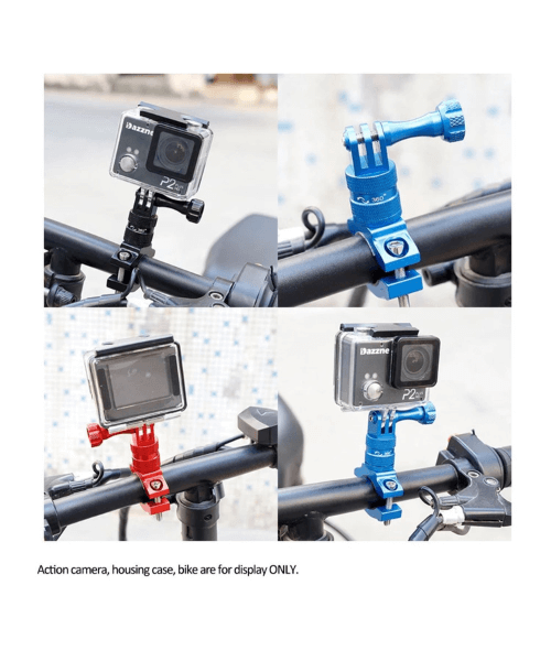 Yellowfin Handlebar Action Camera Mount Aluminium Alloy - MINI-ACT-BLUE