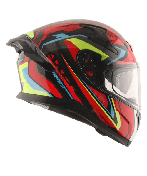 Axor Apex Roadtrip Helmet - Gloss Black Red