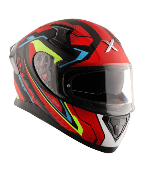 Axor Apex Roadtrip Helmet - Matt Black Red