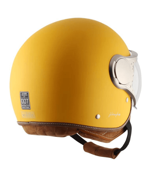 Axor Retro Jet West Helmet - Dull Mustard Yellow