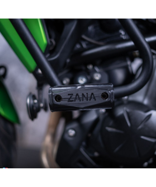 Zana Crash Guard With Slider Black For Kawasaki Versys 650 BS6 (2016-2023) - ZI-5039