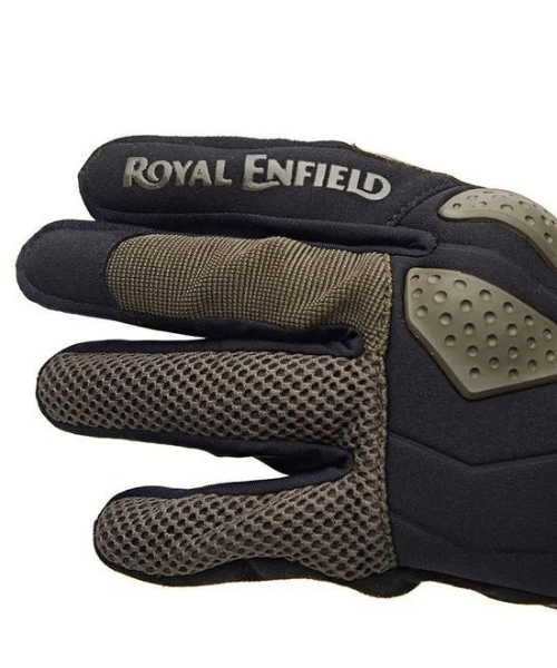 Royal Enfield Trailblazer Riding Gloves - Moss Green