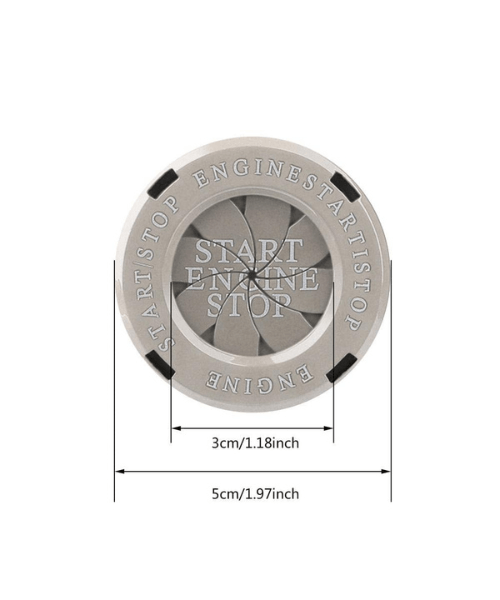 Bike Key Hole Rotary Cover - Silver