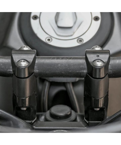 Viaterra KTM ADV 390/250 Handlebar Risers - Black