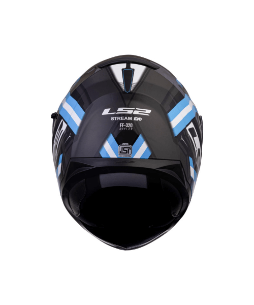 LS2 FF320 Stream Evo Reflex With Pinlock Helmet - Matt Black Blue